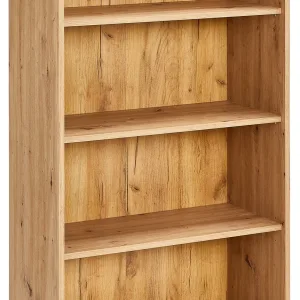 Etajera, culoare stejar, 72/194/36 cm
