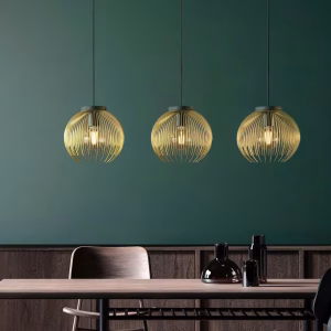 Lampa, rotunda, auriu, 220-240 V, 93.5/23.5/110 cm