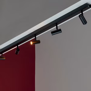 Corp de iluminat, negru, 118/12/3.5 cm, 230V