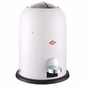 Cos de gunoi, alb, plastic, 26,4/36 cm