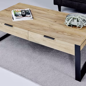 Masuta cafea, PAL, culoare stejar, 118/59/40 cm