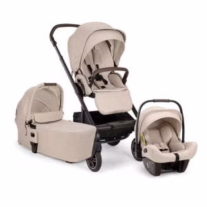 Set carucior, bej, MIXX NEXT, 60/110/82 cm