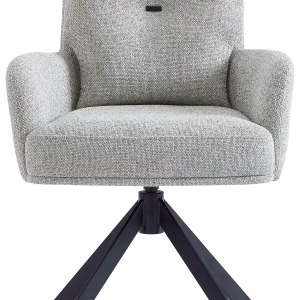 Scaun pivotant, gri, 60,5/88/67 cm