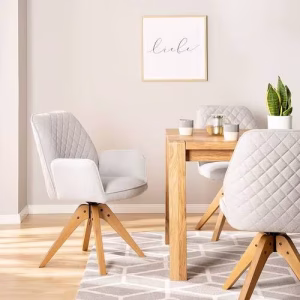 Scaun, gri, lemn masiv, 59/88/63 cm