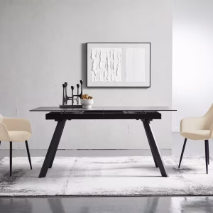 Set scaune, 2 bucati, bej, 57/85/60 cm